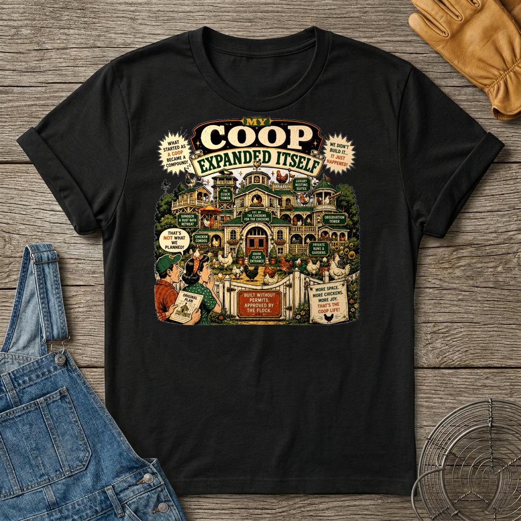 My Coop Expanded Itself T-shirt by FeatherPunk