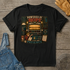 Powered by Hope and Patience T-shirt by FeatherPunk