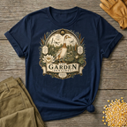 The Garden Sentinel Indian Runner T-shirt by FeatherPunk