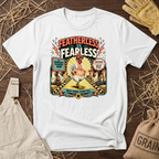 Featherless is Fearless Fashion Show Naked Neck T-shirt by FeatherPunk
