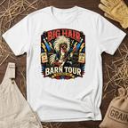Big Hair Rock Star Concert Polish Chicken T-shirt by FeatherPunk