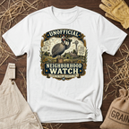 Guinea Fowl Neighborhood Watch T-shirt by FeatherPunk