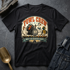 Fowl Crew Vintage Poultry T-shirt by FeatherPunk