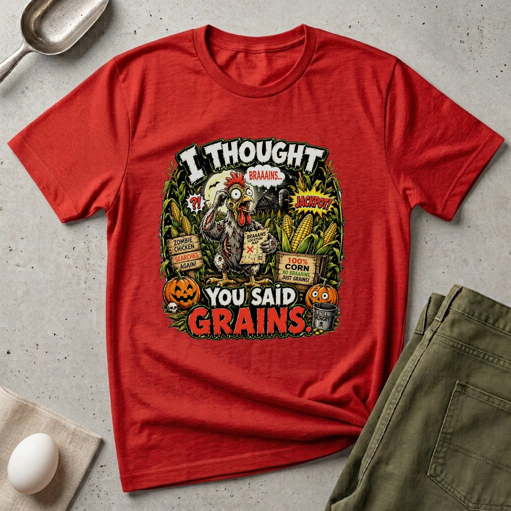 Zombie Chicken's Cornfield Jackpot T-shirt, photo 2