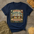Fast Waddling Division Indian Runner T-shirt by FeatherPunk