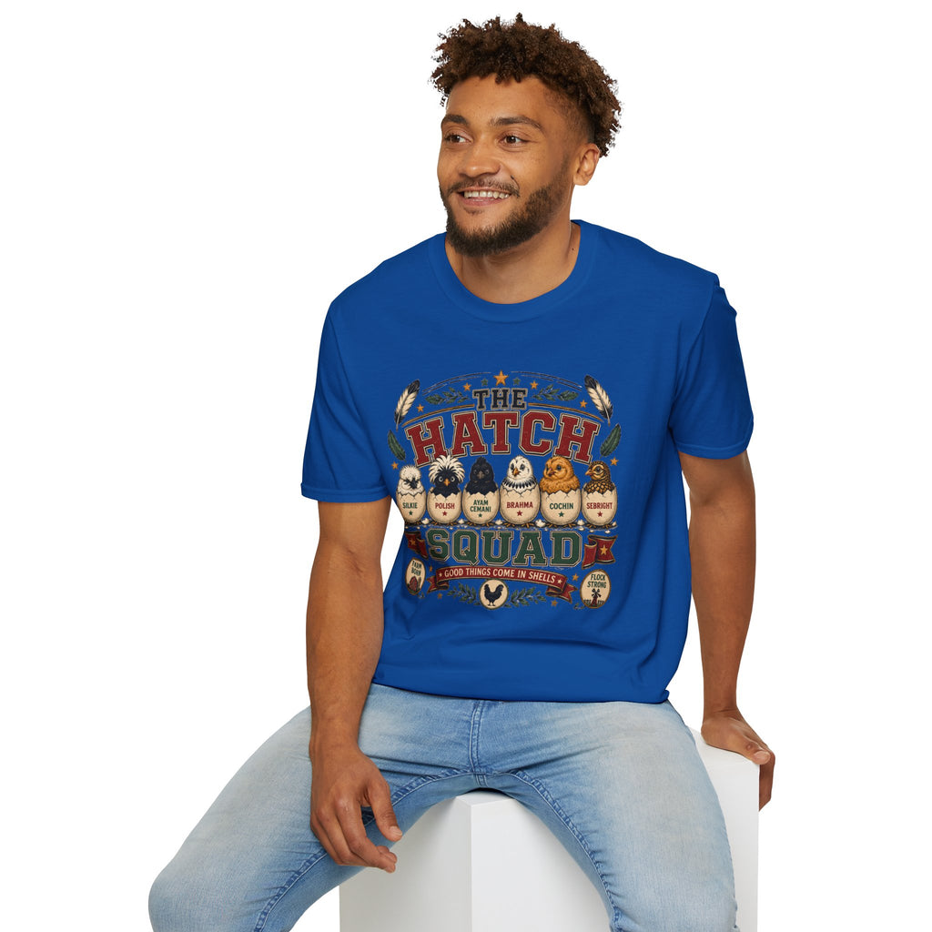 The Hatch Squad Farm Team T-Shirt — Good Things Come In Shells Tee
