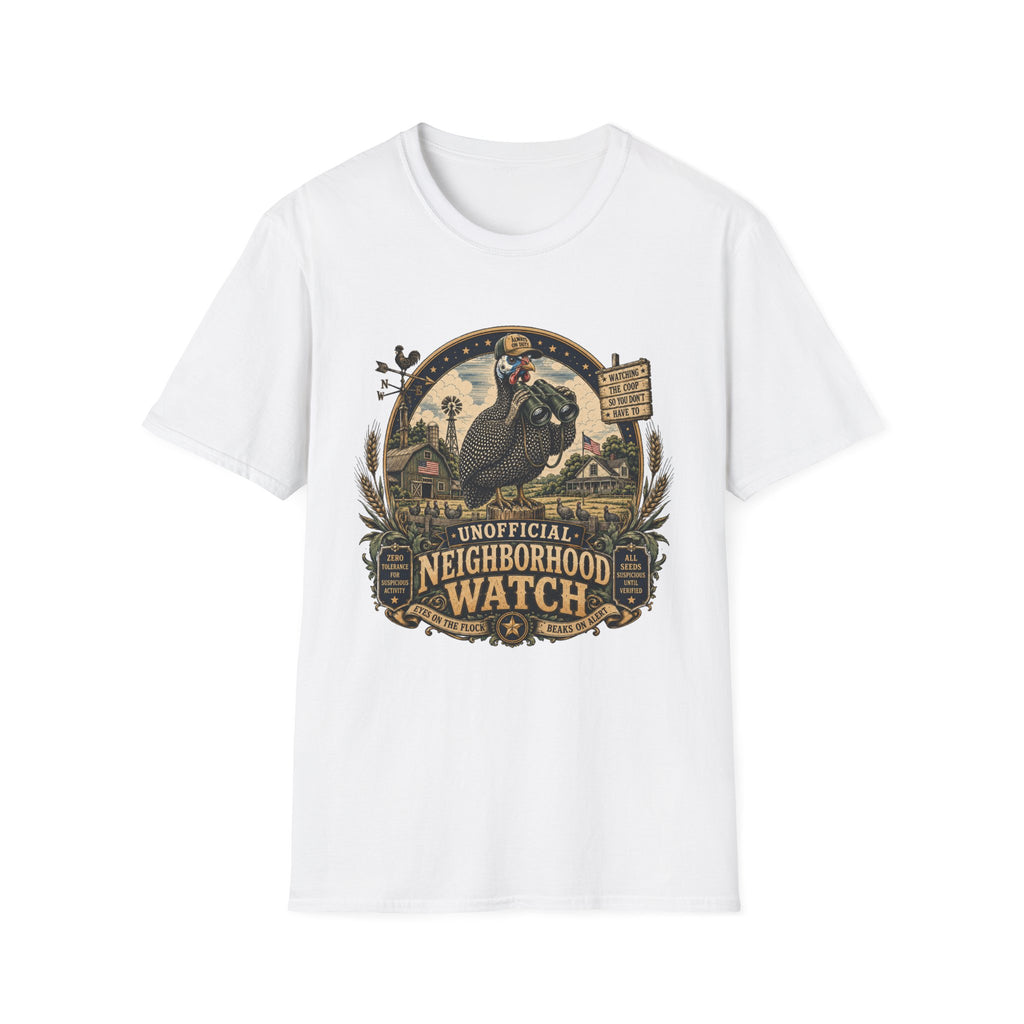 Guinea Fowl Neighborhood Watch T-shirt, photo 2