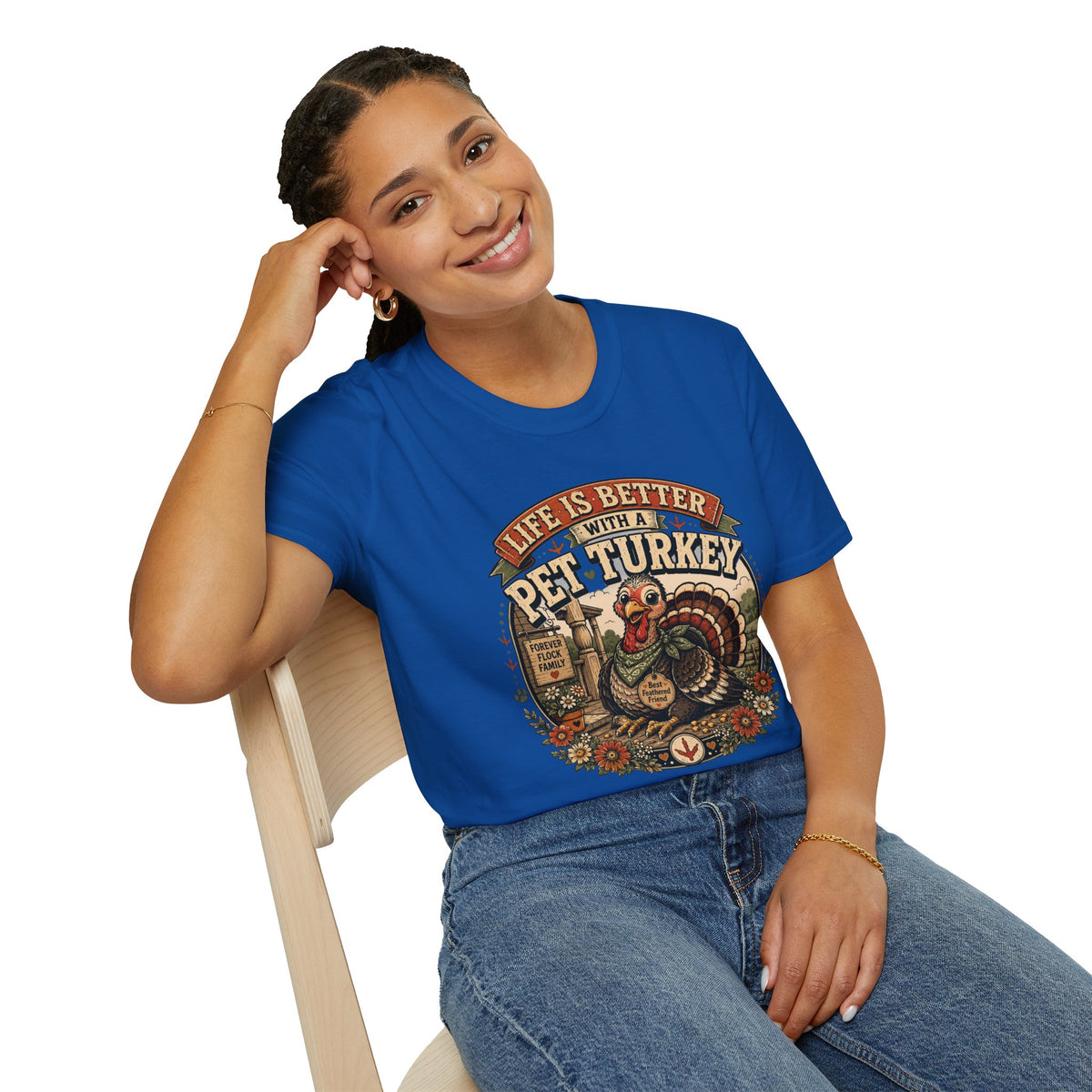 Life Is Better With a Pet Turkey Tee — Forever Flock Family