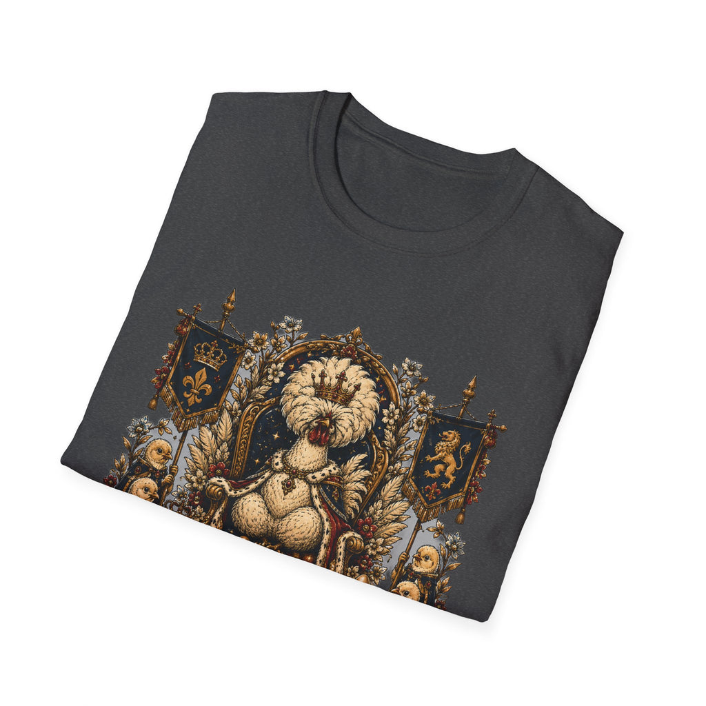 Royal Fluffiness — Queen of Eggs, ruler of the coop Polish Chicken T-Shirt