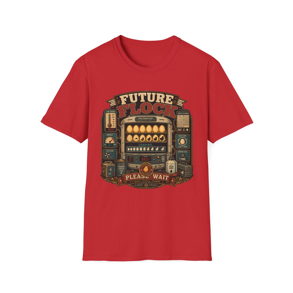 Future of Greatness Incubator T-Shirt — Funny Hatching Homestead Tee