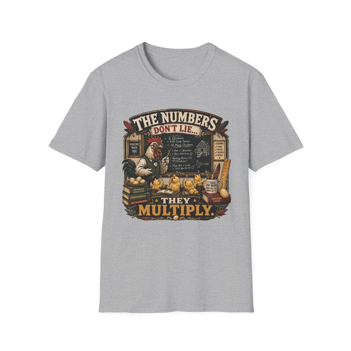 The Numbers Don't Lie They Multiply T-shirt, photo 3
