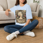 Crowned by Nature Polish Chicken T-Shirt — Vintage Botanical Hen Tee