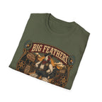 Big Feathers, Bigger Reputation Brahma T-Shirt — Bold Rooster Graphic Tee