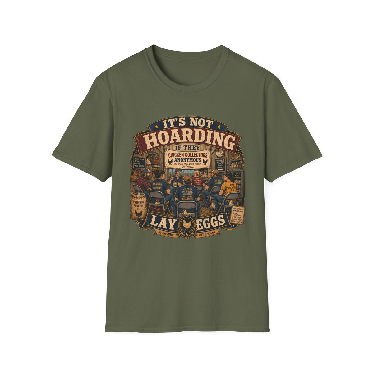 Chicken Collectors Anonymous T-shirt, photo 4