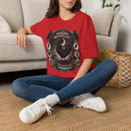 Master of Midnight Feathers Ayam Cemani T-Shirt — Gothic Rooster Graphic Tee