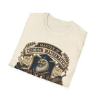 Master of Chicken Mathematics T-Shirt — Collegiate Crest Graphic Tee