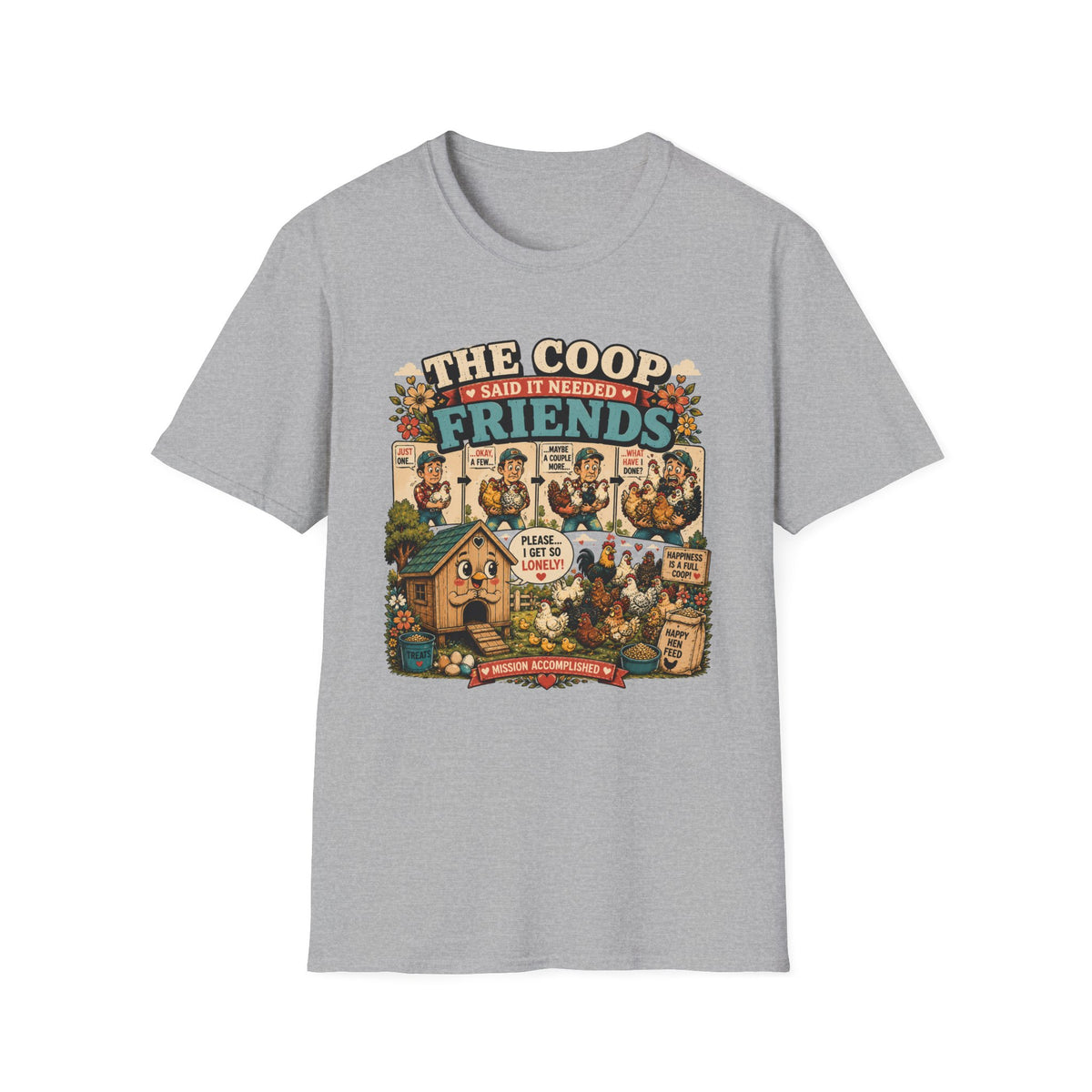 The Coop Said It Needed Friends T-shirt, photo 3