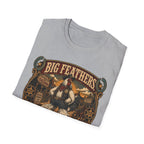 Big Feathers, Bigger Reputation Brahma T-Shirt — Bold Rooster Graphic Tee