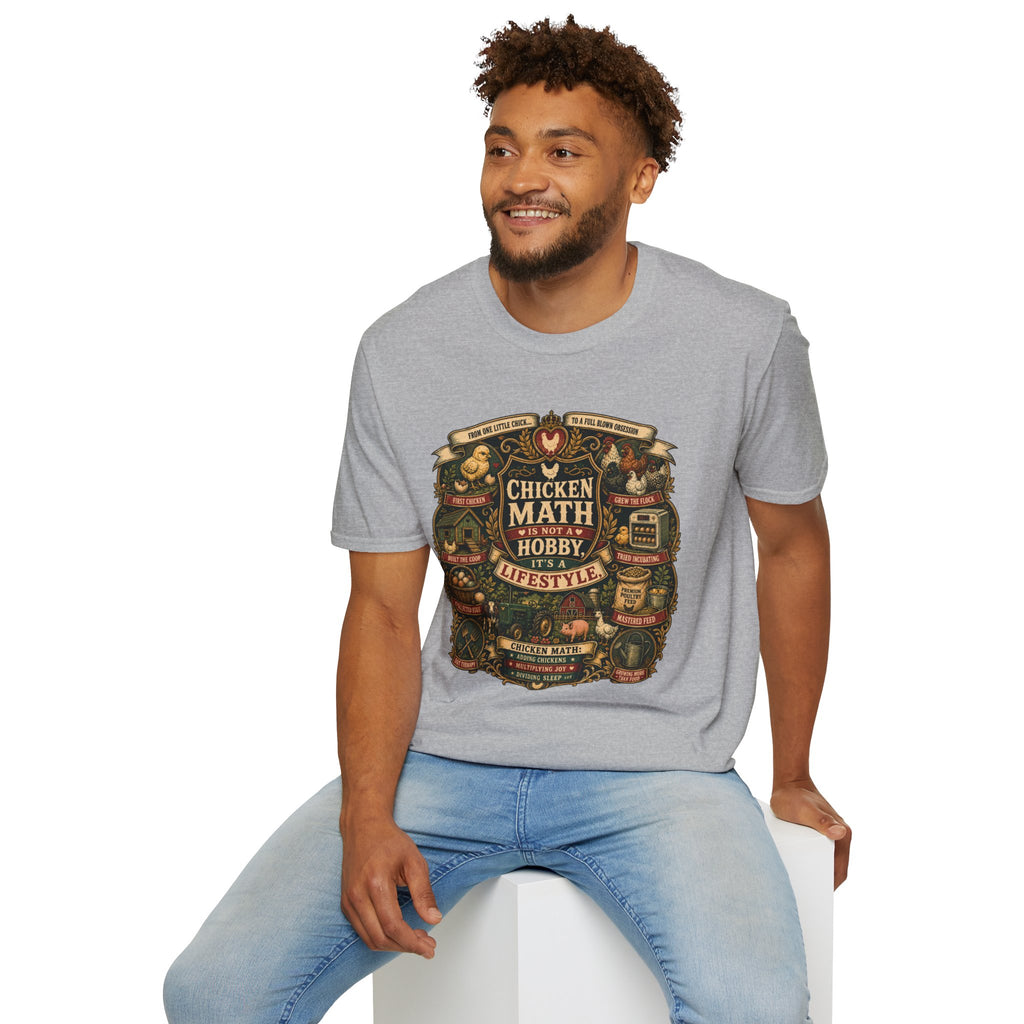 Chicken Math Is Not a Hobby It's a Lifestyle T-Shirt — Graphic Tee