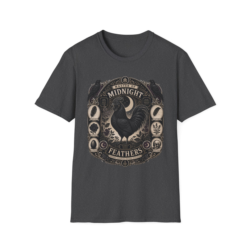 Master of Midnight Feathers Ayam Cemani T-shirt, photo 7