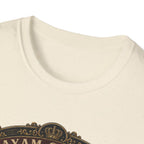 Ayam Cemani Heritage Badge T-Shirt — Rare All-Black Rooster Graphic Tee