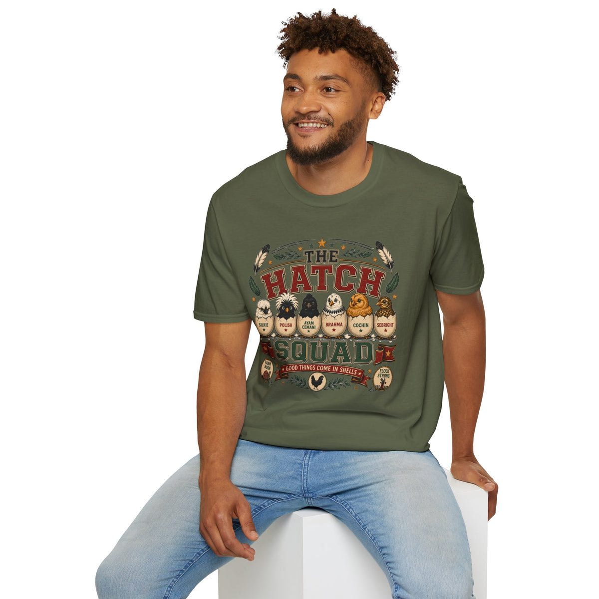 The Hatch Squad Farm Team T-Shirt — Good Things Come In Shells Tee