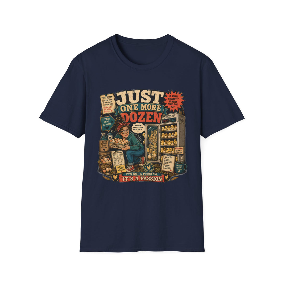 Just One More Dozen Hatch Mission T-shirt, photo 5