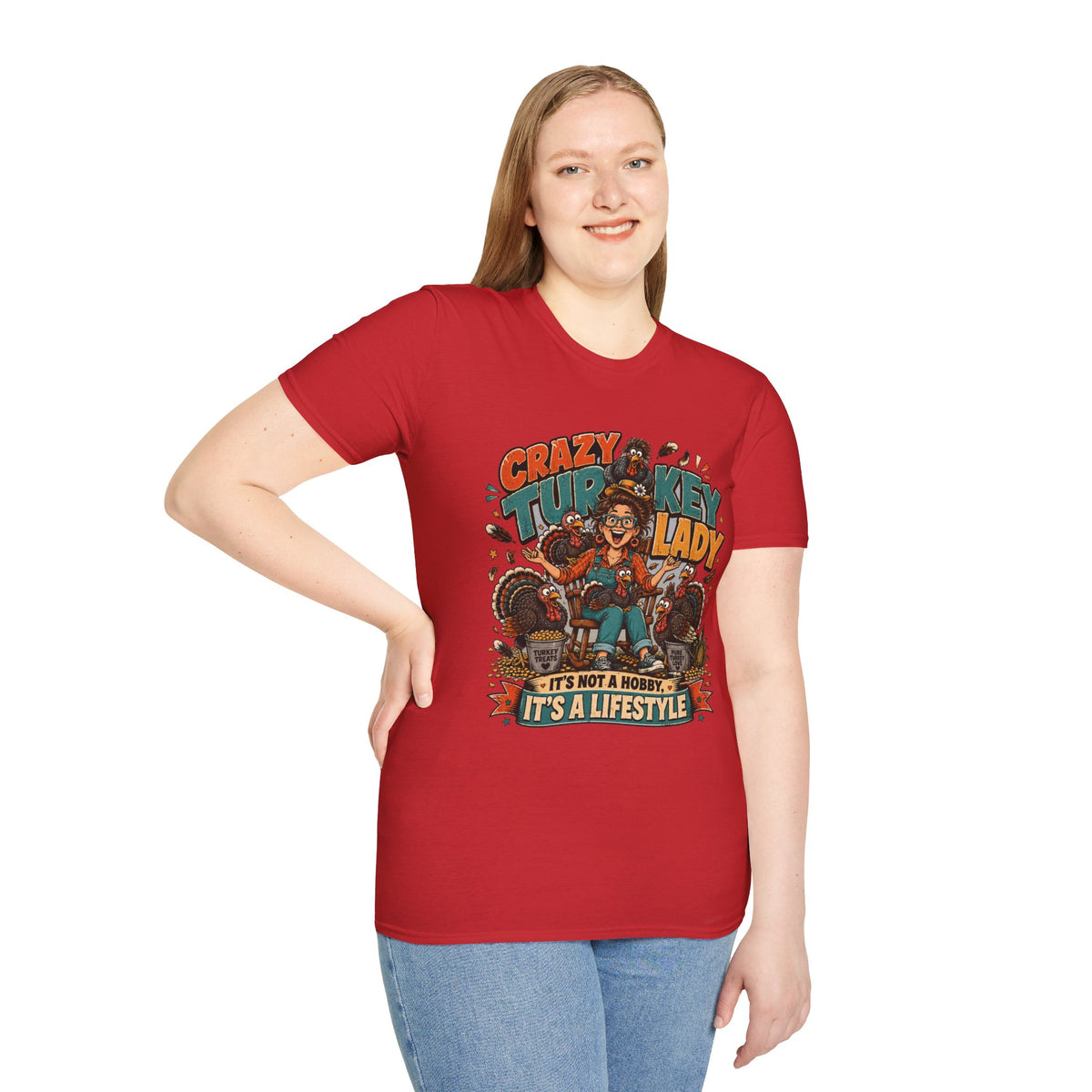 Crazy Turkey Lady Tee — It's Not a Hobby, It's a Lifestyle