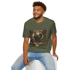 Legend of the Barnyard Dark Brahma T-Shirt — Vintage Rooster Label Tee