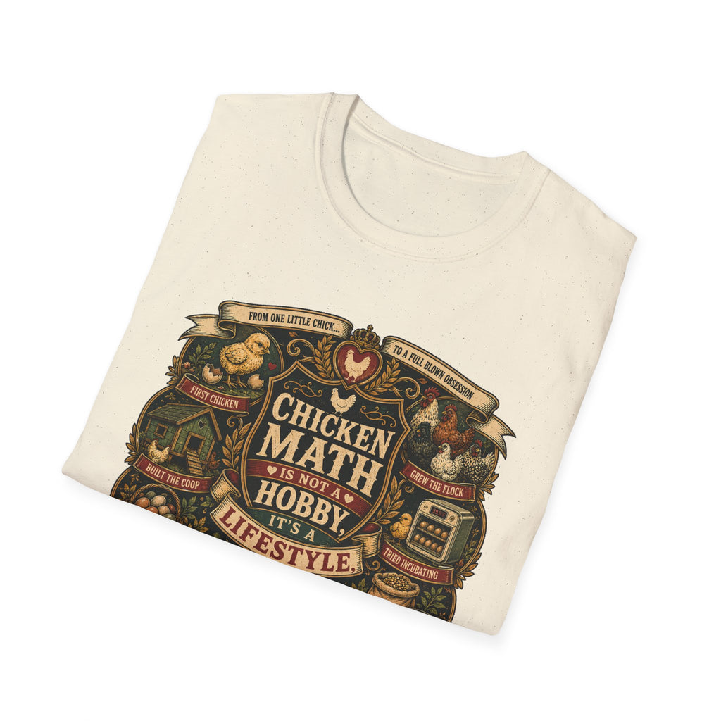 Chicken Math Is Not a Hobby It's a Lifestyle T-Shirt — Graphic Tee