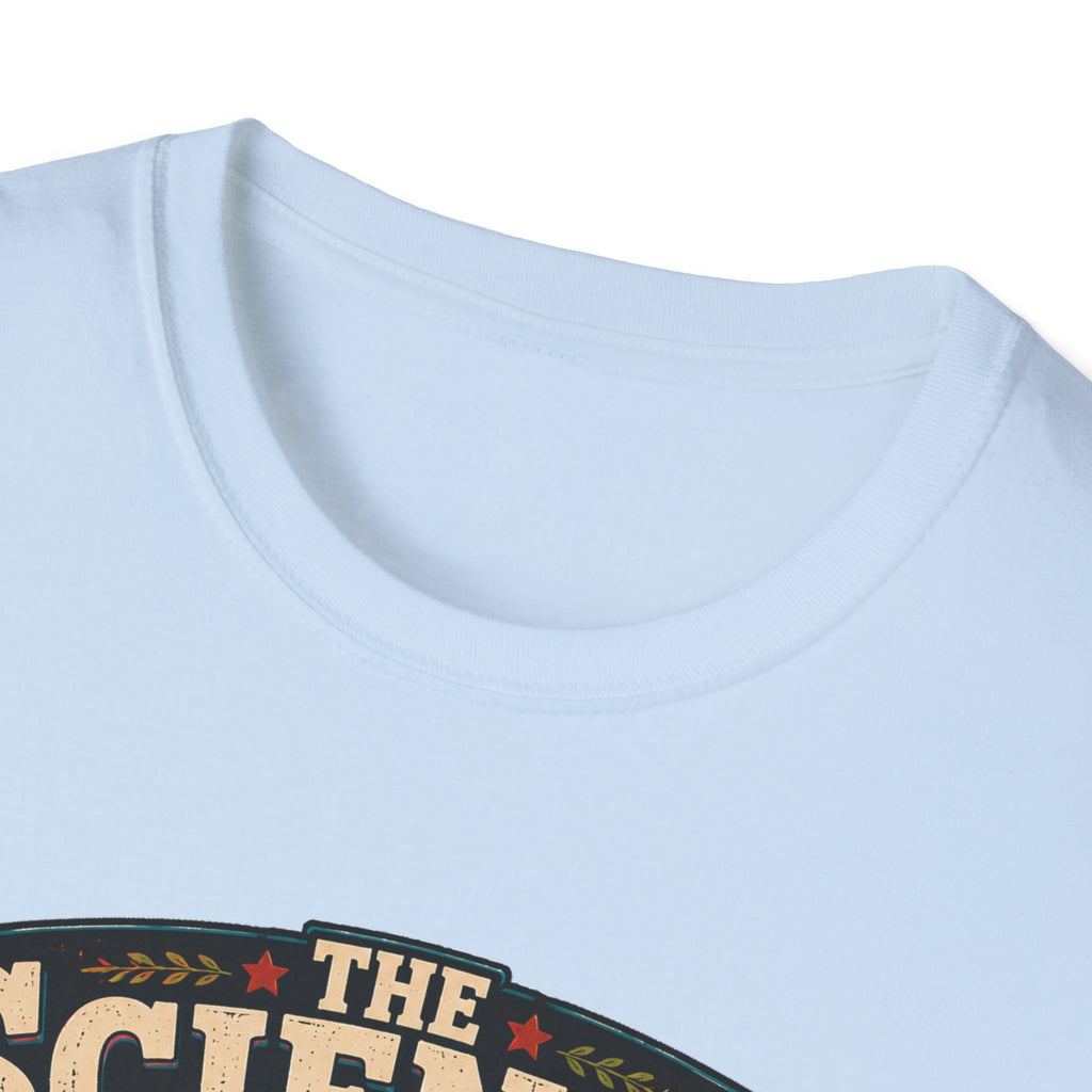 The Science Is Undeniable T-Shirt — Chicken Math Pie Chart Tee