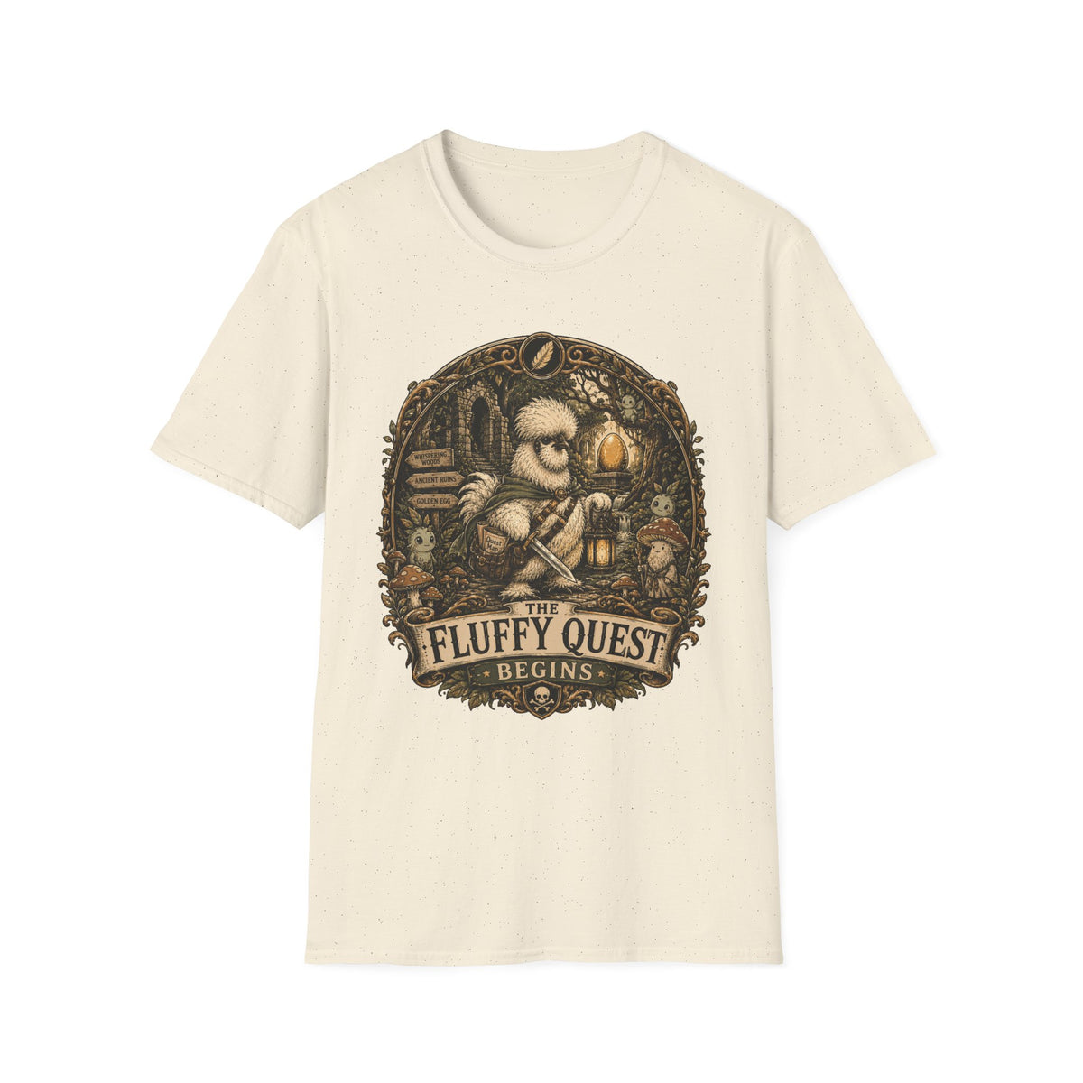 Quest for the Golden Egg Silkie T-shirt, photo 5