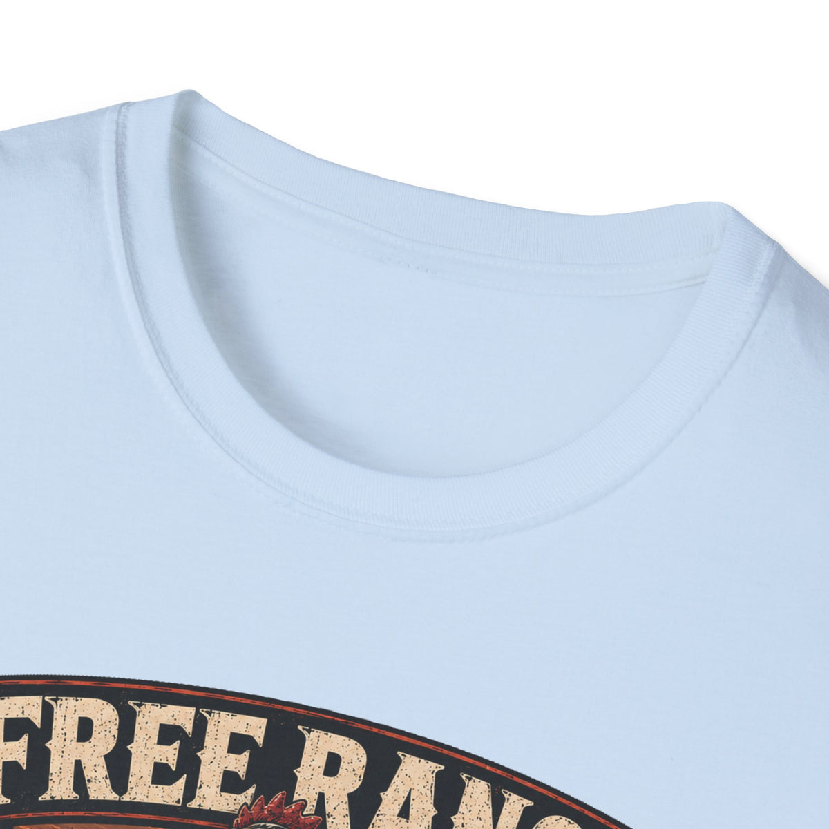 Free Range Road Crew Brahma T-Shirt — Biker Rooster Graphic Tee