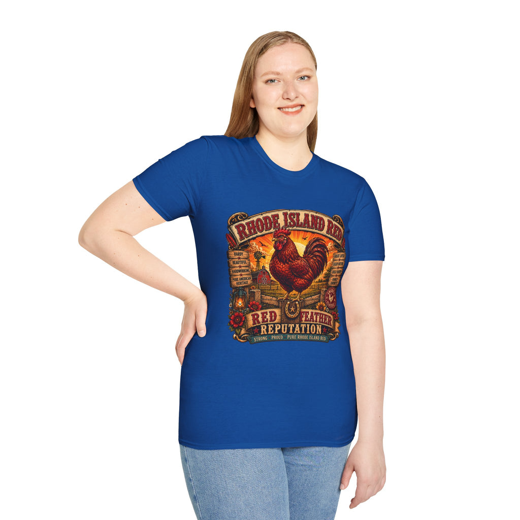 Rhode Island Red Reputation T-Shirt — Heritage Breed Graphic Tee