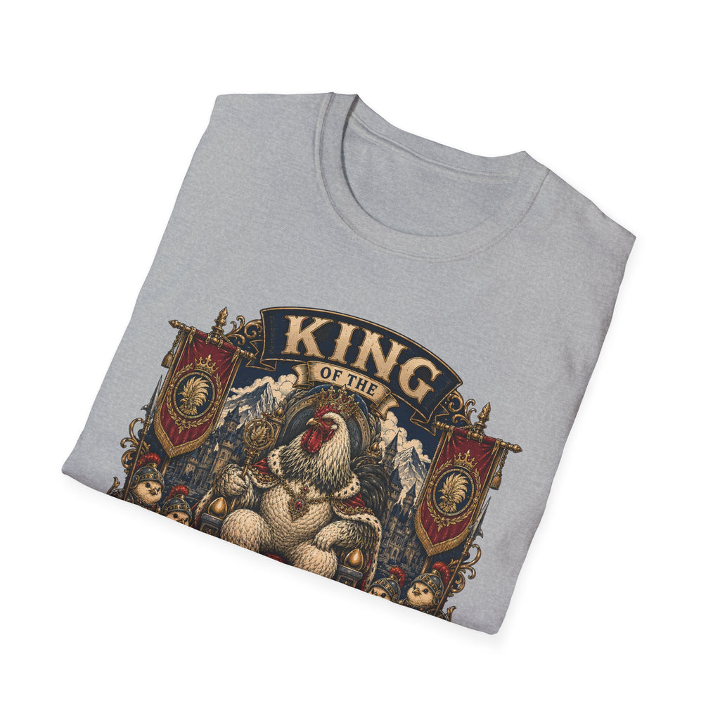 King of the Feathered Realm Brahma T-Shirt — Royal Rooster Crest Tee