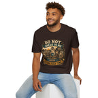 Do Not Speak to Me Before Feed Time Quail T-Shirt — Grumpy Quail Farmer Graphic Tee