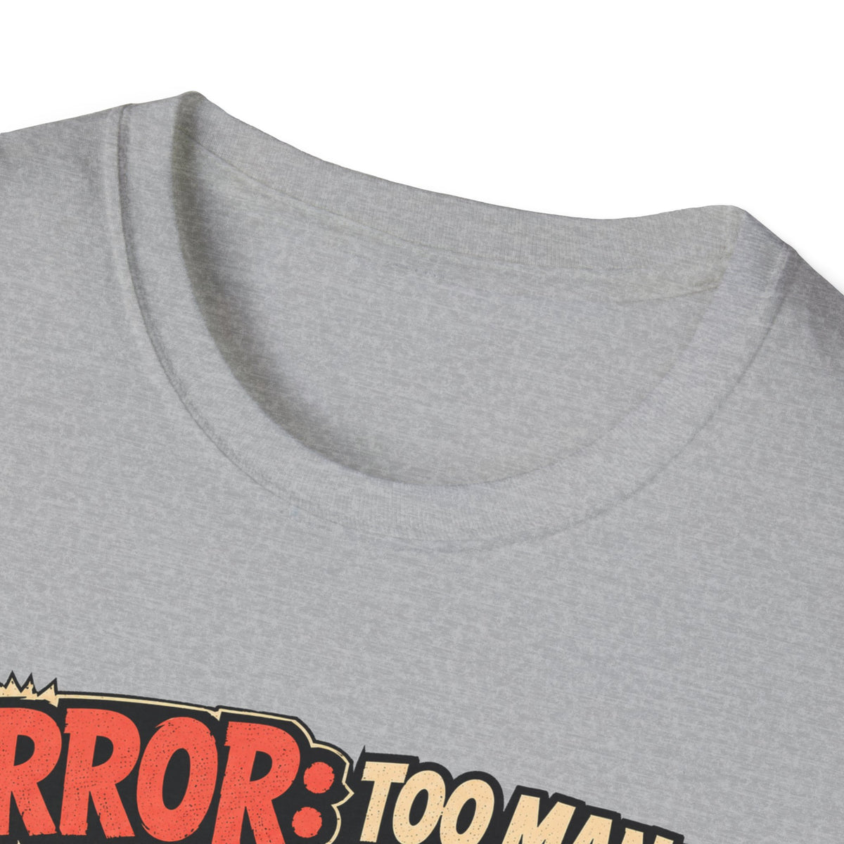 Too Many Chickens Error T-Shirt — Chicken Math Calculator Tee