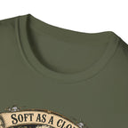 Soft as a Cloud Silkie T-Shirt — Floral Wreath Hen Tee
