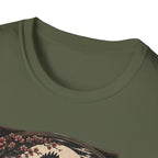 Shadow Samurai Ayam Cemani T-Shirt — Moonrise Warrior Rooster Tee