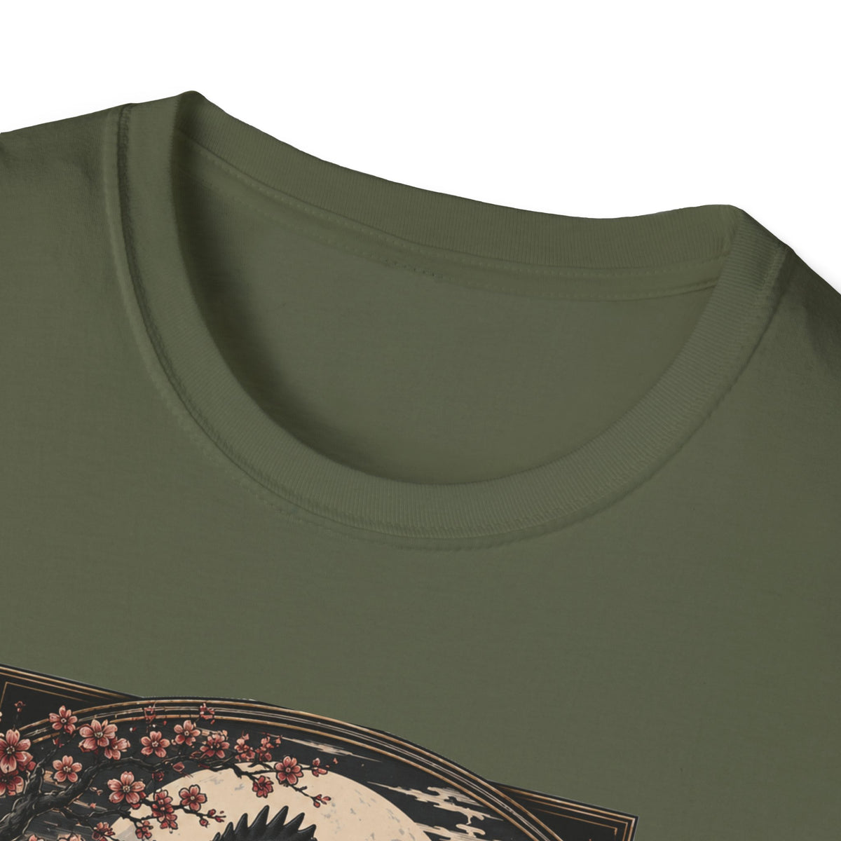 Shadow Samurai Ayam Cemani T-Shirt — Moonrise Warrior Rooster Tee