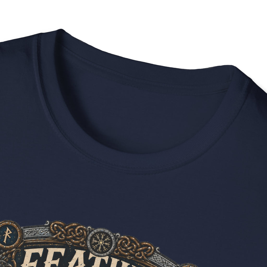 Feather of the North Brahma T-Shirt — Nordic Warrior Rooster Tee