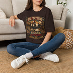 Big Feathers, Bigger Reputation Brahma T-Shirt — Bold Rooster Graphic Tee