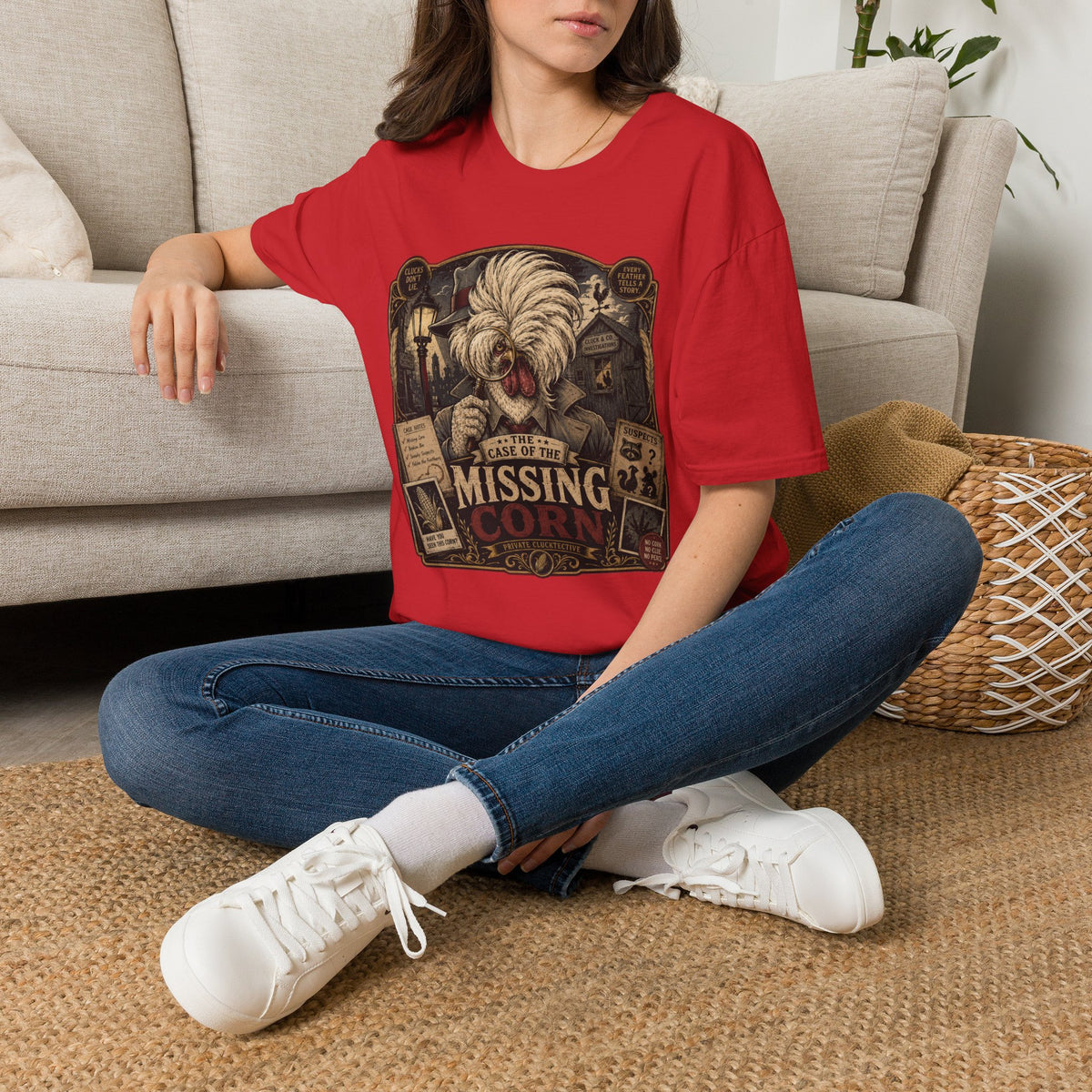 The Case of the Missing Corn Polish Chicken T-Shirt