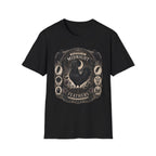 Master of Midnight Feathers Ayam Cemani T-Shirt — Gothic Rooster Graphic Tee