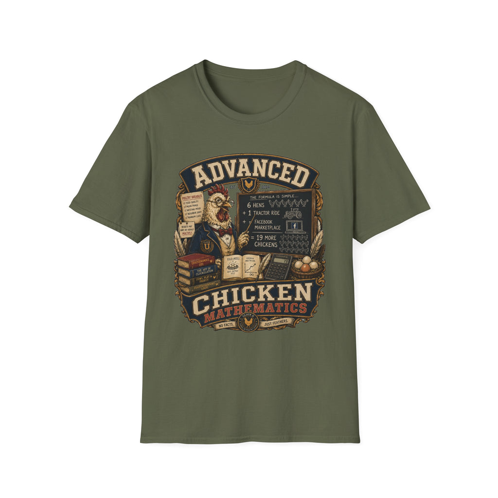 Advanced Chicken Mathematics T-shirt, photo 6