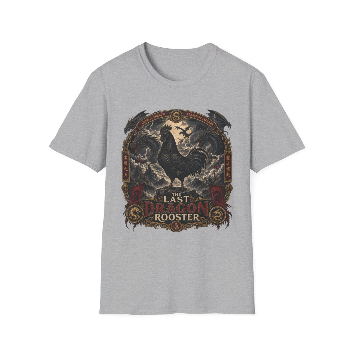 The Last Dragon Rooster Ayam Cemani T-shirt, photo 3