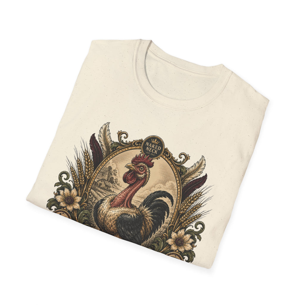 Proudly Unconventional T-Shirt — Proudly Naked Neck Rooster Tee