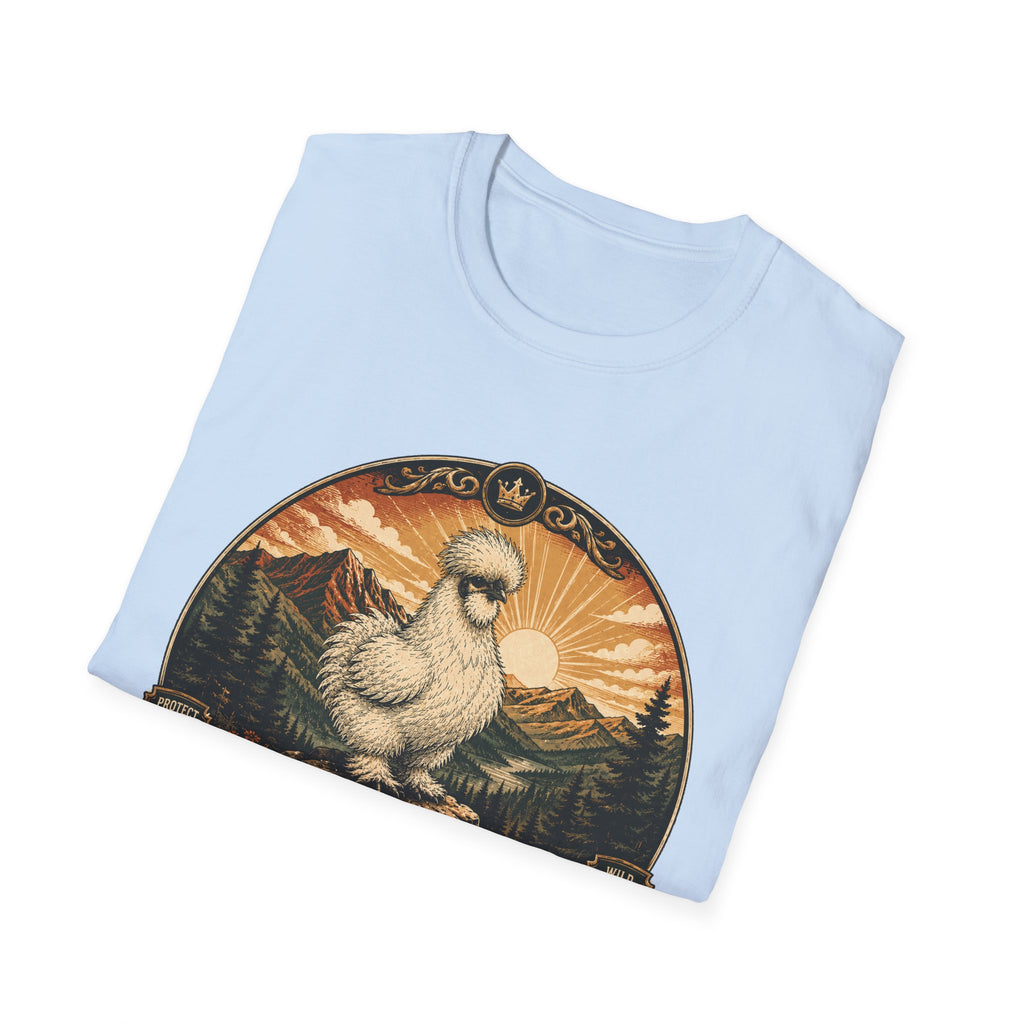 Fluff Range National Park Silkie T-Shirt — Vintage Park Badge Tee