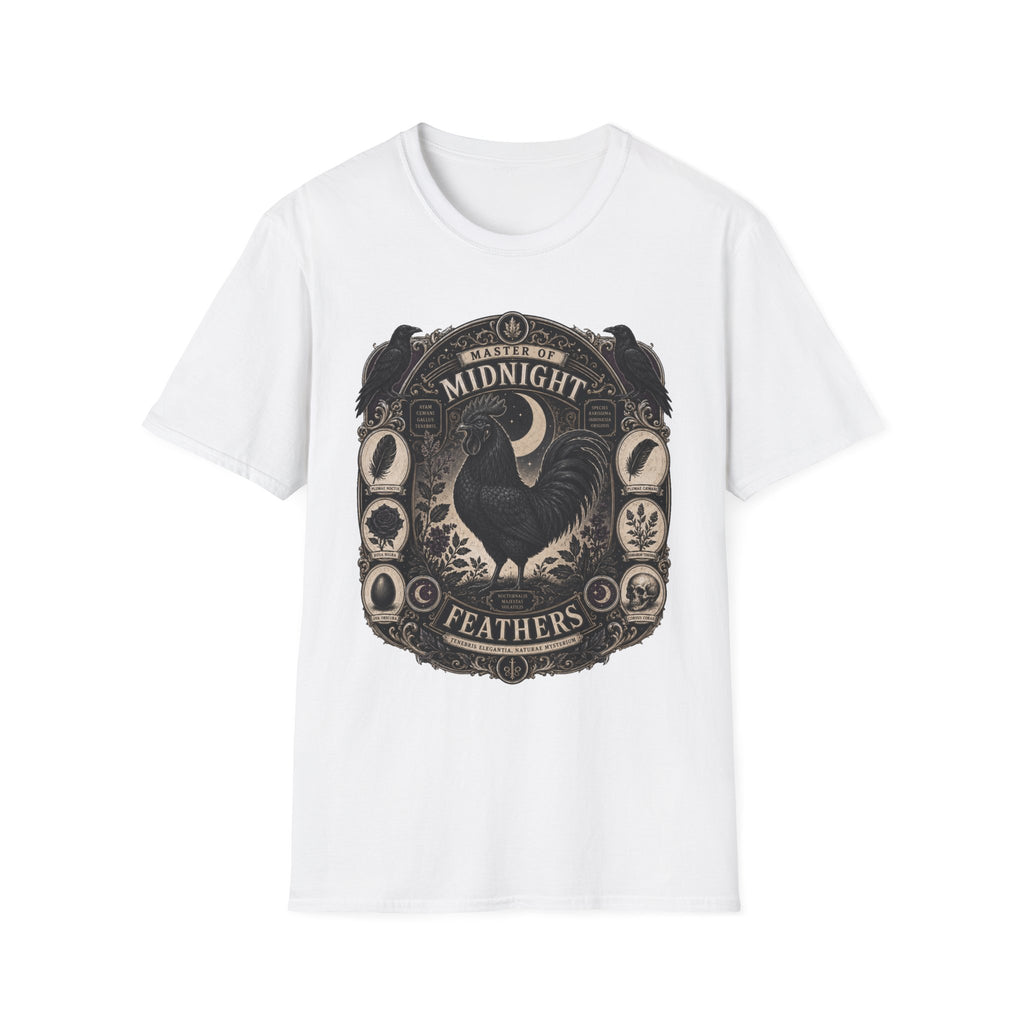 Master of Midnight Feathers Ayam Cemani T-shirt, photo 2
