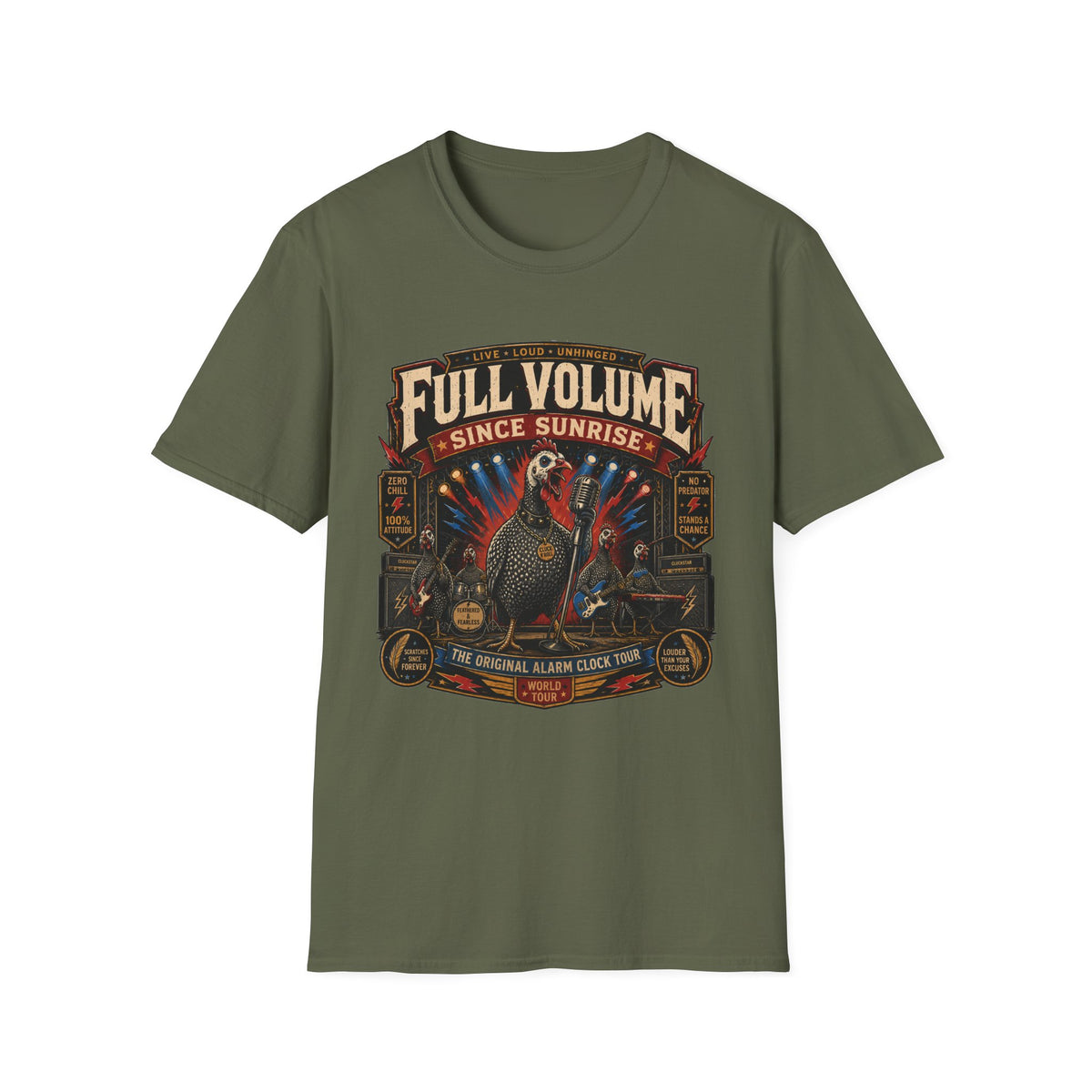 Full Volume Since Sunrise Guinea Fowl T-shirt, photo 6